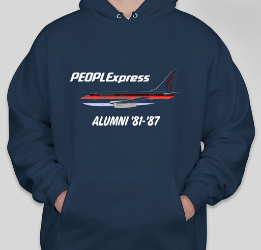 People Express Airlines Alumni Reunion Fundraiser - unisex shirt design - front