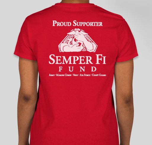 Semper Bowl Fundraiser for Semper Fi Fund Fundraiser - unisex shirt design - back