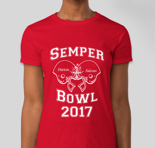 Semper Bowl Fundraiser for Semper Fi Fund Fundraiser - unisex shirt design - front