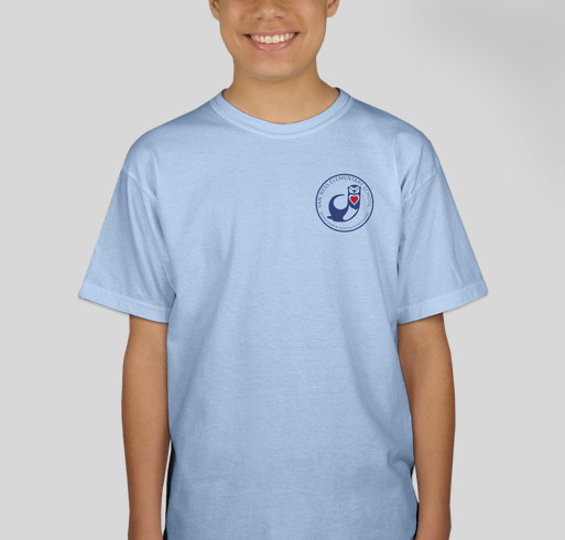 Light Blue Logo Shirt VNE Custom Ink Fundraising