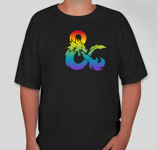Celebrate PRIDE year-round and help support LGBTQ youth in the community! Fundraiser - unisex shirt design - front