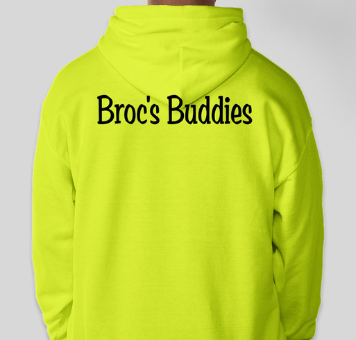 Brocsbuddies Fundraiser - unisex shirt design - back