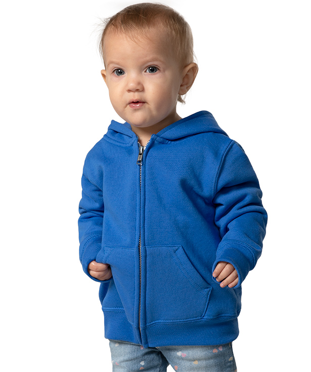 CustomInk Sizing Line-Up for Port & Company Toddler Core 50/50 Zip ...