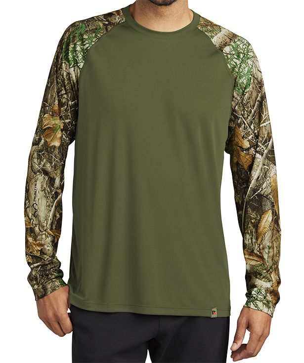 CustomInk Sizing Line-Up for Russell Outdoors Realtree® Colorblock Long ...