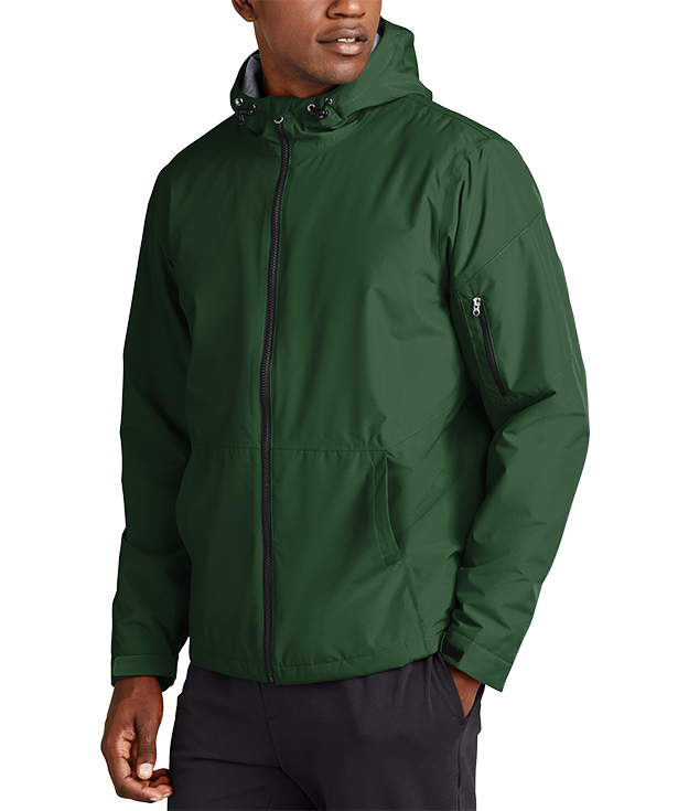 CustomInk Sizing LineUp for SportTek® Waterproof Insulated Jacket