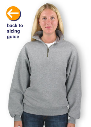 jerzees super sweats quarter zip