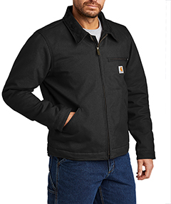 CustomInk Sizing Line-Up for Carhartt Duck Detroit Jacket - Standard Sizes