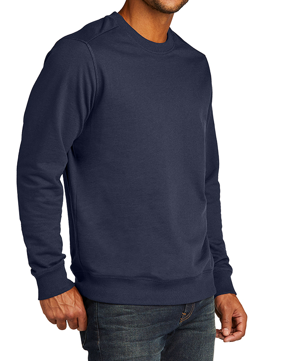 CustomInk Sizing Line-Up for District Refleece Crewneck Sweatshirt ...