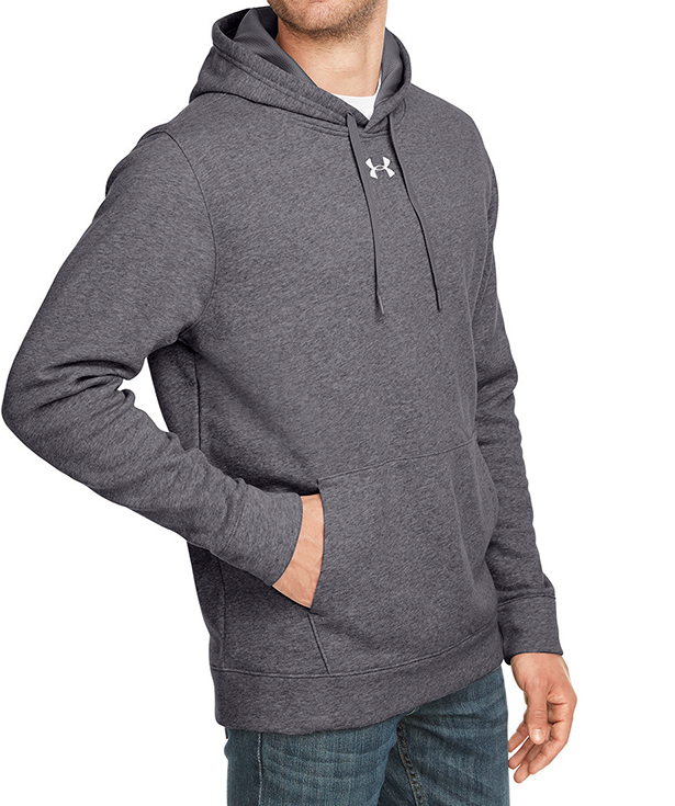 CustomInk Sizing Line-Up for Under Armour Hustle Fleece Hoodie ...