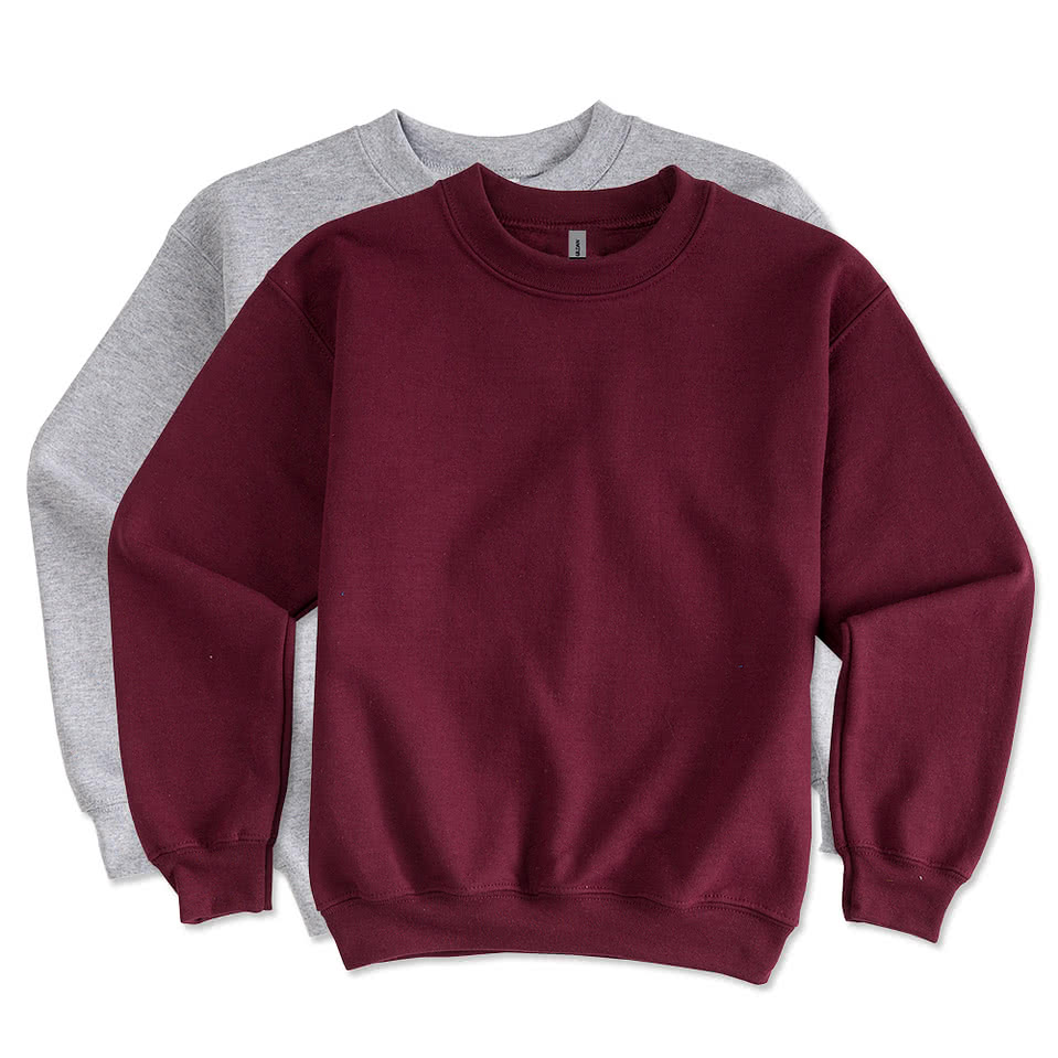 Gildan Youth Lightweight Crewneck Sweatshirt - Design Custom Sweats
