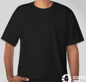 Hanes Beefy-T Crewneck T-shirt — Black