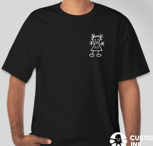 Hanes Beefy-T Crewneck T-shirt — Black