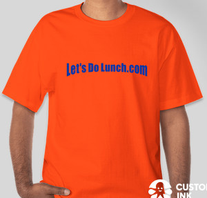 Hanes Beefy-T Crewneck T-shirt — Orange