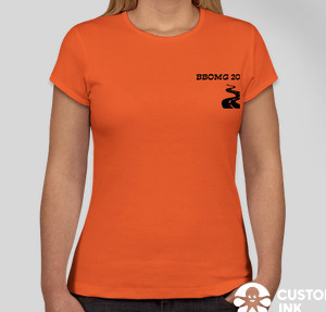 Bella + Canvas Juniors Crewneck T-shirt — Orange