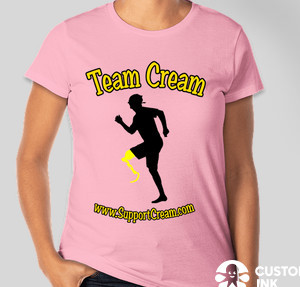 Gildan Women's Lightweight Jersey T-shirt — Charity Pink