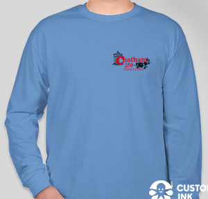 Gildan 100% Cotton Long Sleeve T-shirt — Carolina Blue