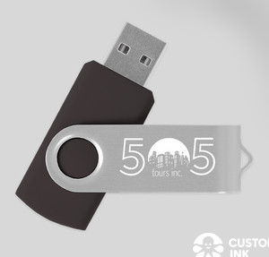 Rotate USB Flash Drive 8GB — Black