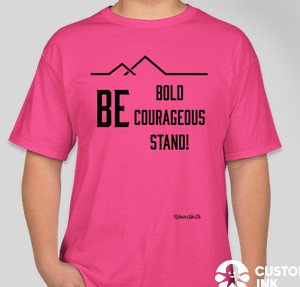 Hanes Essential-T Crewneck T-shirt — Wow Pink
