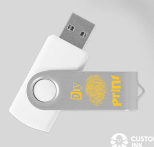 Rotate USB Flash Drive 1GB — White
