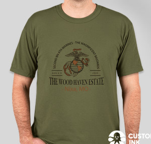 Soffe Military USA-Made 50/50 T-shirt — OD Green