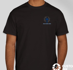 Gildan 100% Cotton T-shirt — Black