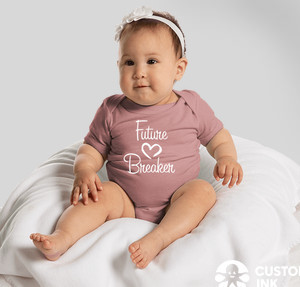 Bella + Canvas Tri-Blend Baby Bodysuit — Mauve Tri-Blend