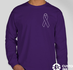 Gildan Ultra Cotton Long Sleeve T-shirt — Purple