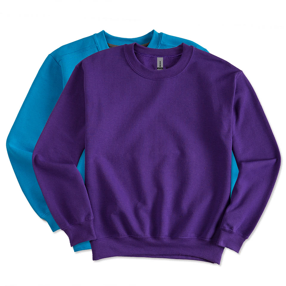 Design Custom Printed Gildan Lightweight Crewneck Sweatshirts ...