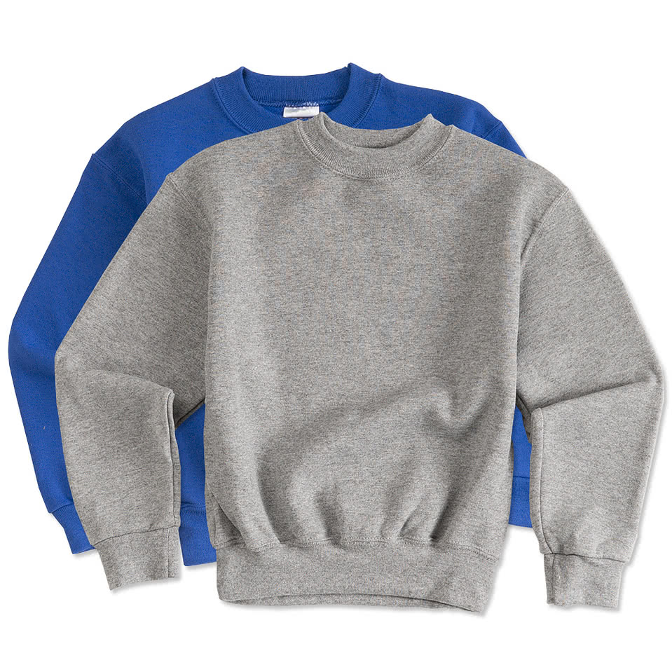 Jerzees Youth Crewneck Sweatshirt - Design Custom Kids Sweatshirts