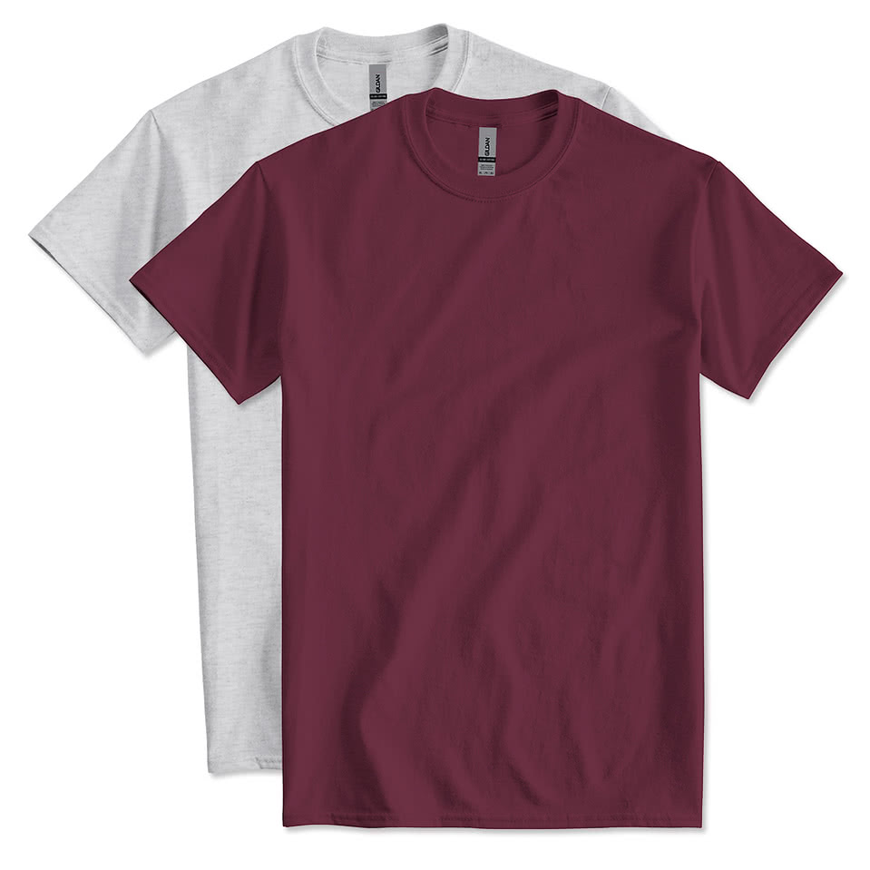 Design Custom Printed Gildan Ultra Cotton T Shirts Online 