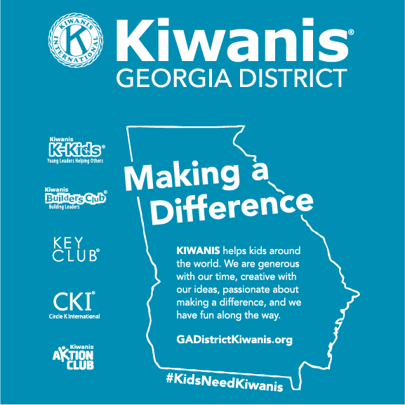 GA Kiwanis T-Shirt Fundraiser - Round 2! shirt design - zoomed