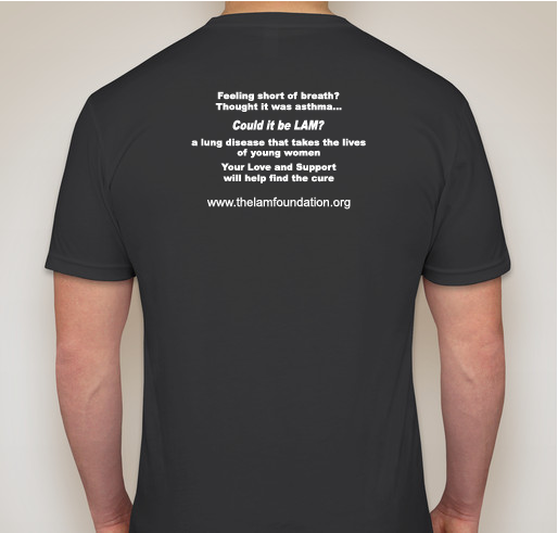 Can You Say Lymphangeioleiomyomatosis? Fundraiser - unisex shirt design - back