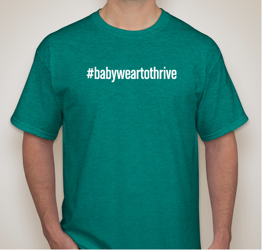 Celebrate World #BabywearToThrive Day! Proceeds help families who have children with special needs. Fundraiser - unisex shirt design - front