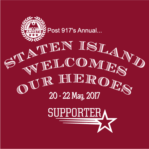 Staten Island Welcomes Our Heroes shirt design - zoomed