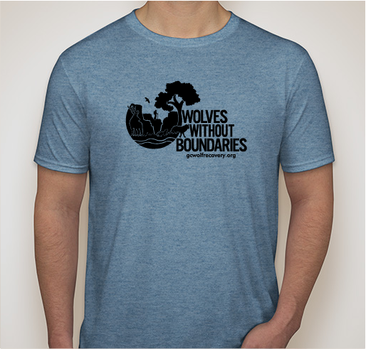 Wolves Without Boundaries Fundraiser - unisex shirt design - front