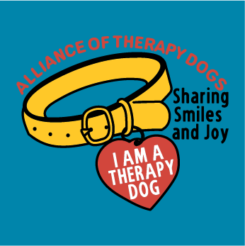 Alliance of Therapy Dogs - Embroidery Campaign! shirt design - zoomed