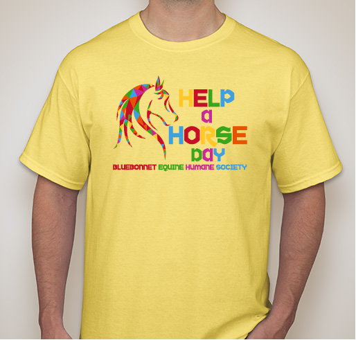HelpAHorse 2017 Fundraiser - unisex shirt design - front
