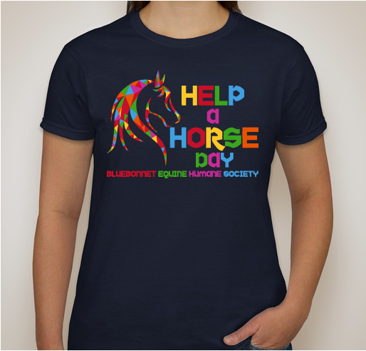 HelpAHorse 2017 Fundraiser - unisex shirt design - front