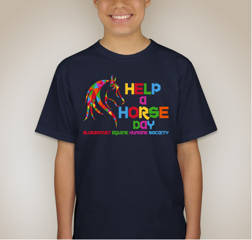 HelpAHorse 2017 Fundraiser - unisex shirt design - back