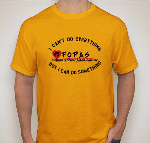 Friends Of Perry Animal Shelter Fundraiser - unisex shirt design - front