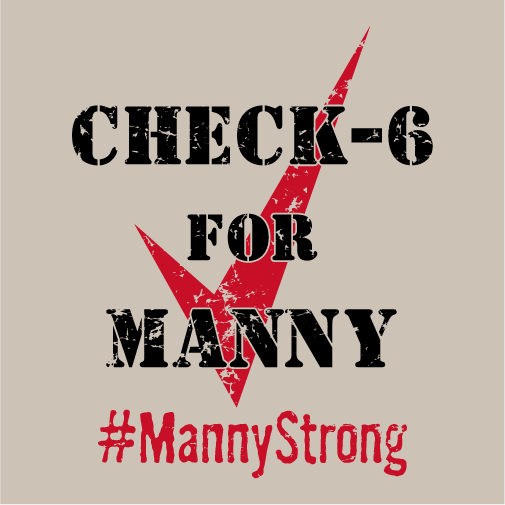 Let's CHECK-6 for Manny Rios! shirt design - zoomed