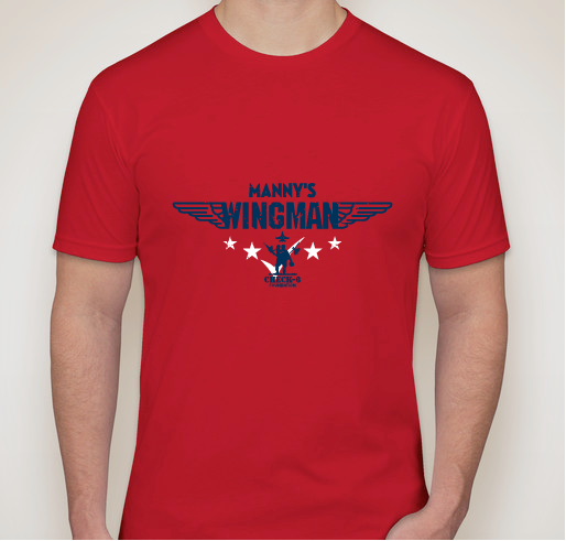 Let's CHECK-6 for Manny Rios! Fundraiser - unisex shirt design - front
