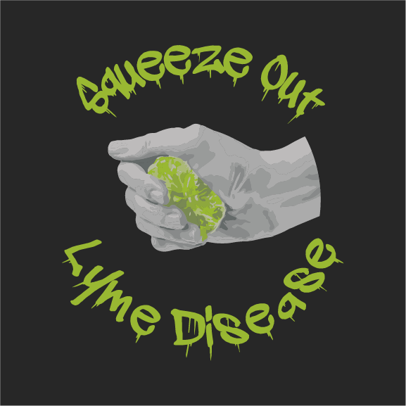 Squeeze Out Lyme Disease! shirt design - zoomed