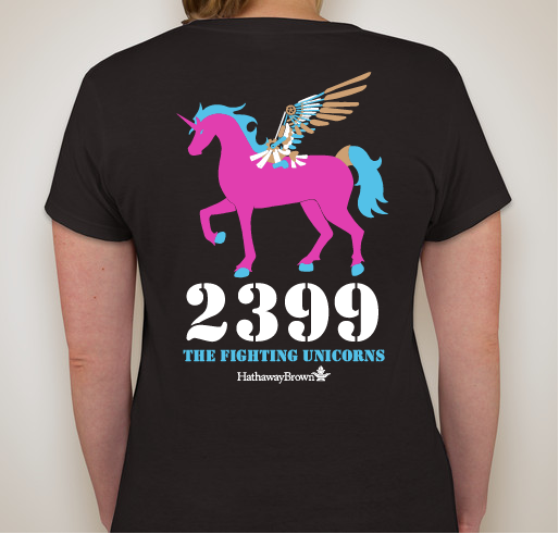 Fighting Unicorns Fan Shirt Sale! Fundraiser - unisex shirt design - back