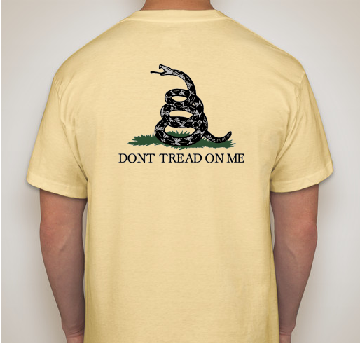 YouTube T-Shirt Campaign Fundraiser - unisex shirt design - back