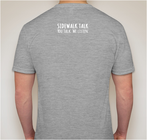 Support Community Listening Fundraiser - unisex shirt design - back