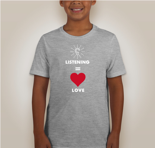 Support Community Listening shirt design - zoomed