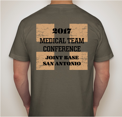 ARNG Medical Team Conference Fundraiser - unisex shirt design - back