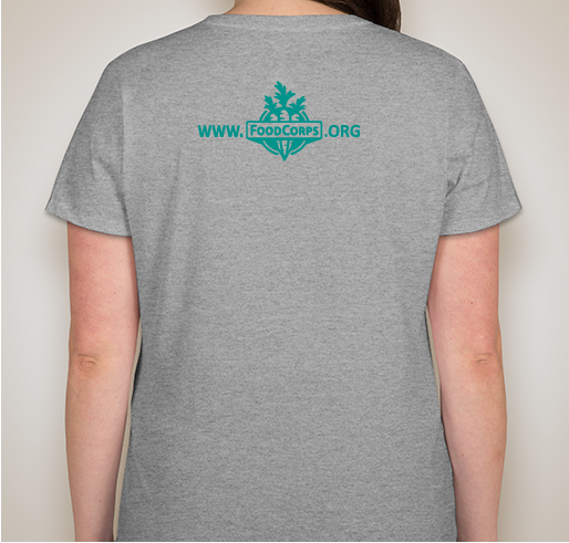 FoodCorps Fundraiser - unisex shirt design - back