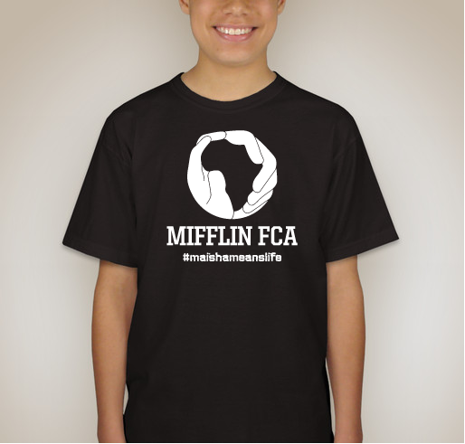 Help Mifflin FCA build athletic fields for children in Africa! Fundraiser - unisex shirt design - back
